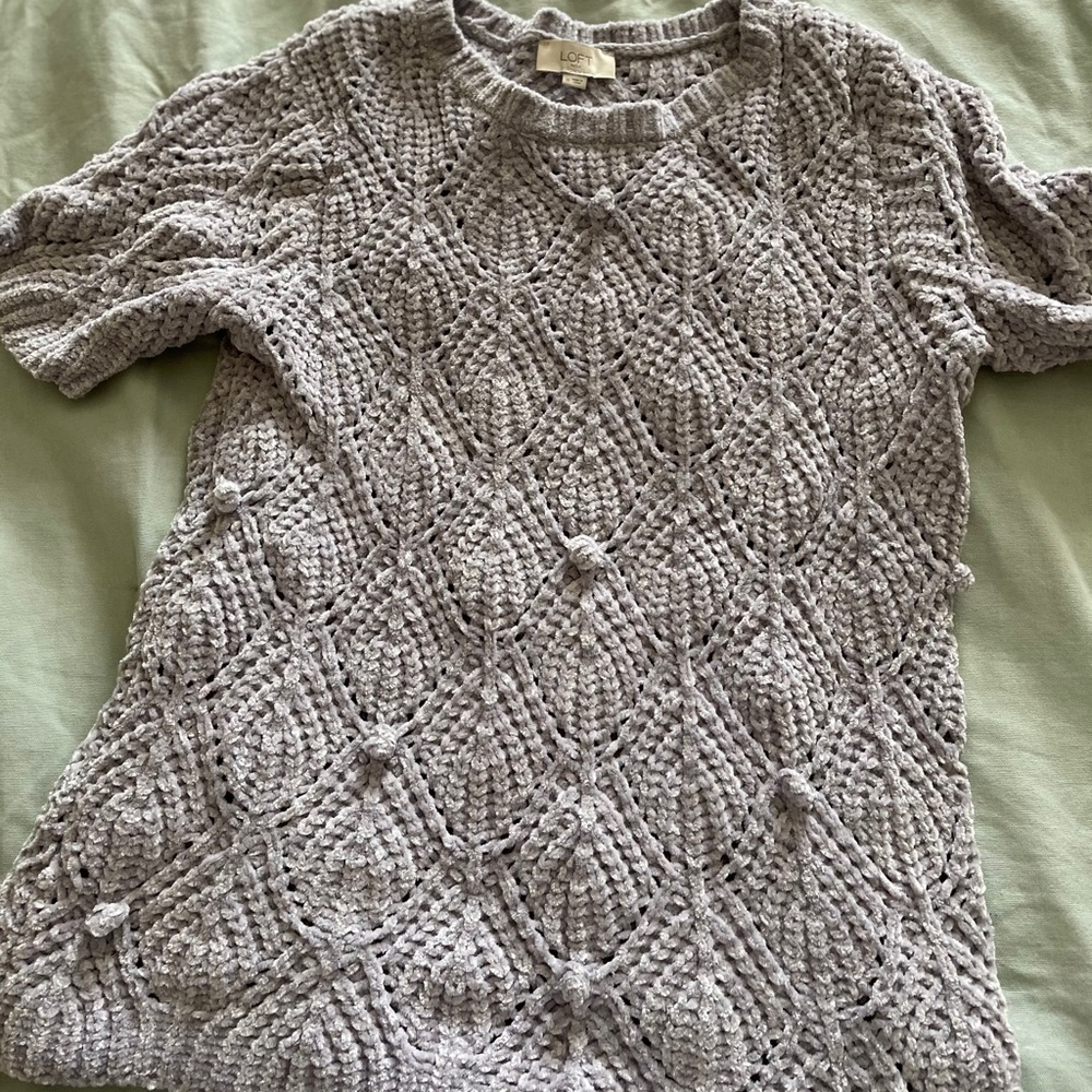 Loft short sleeve sweater